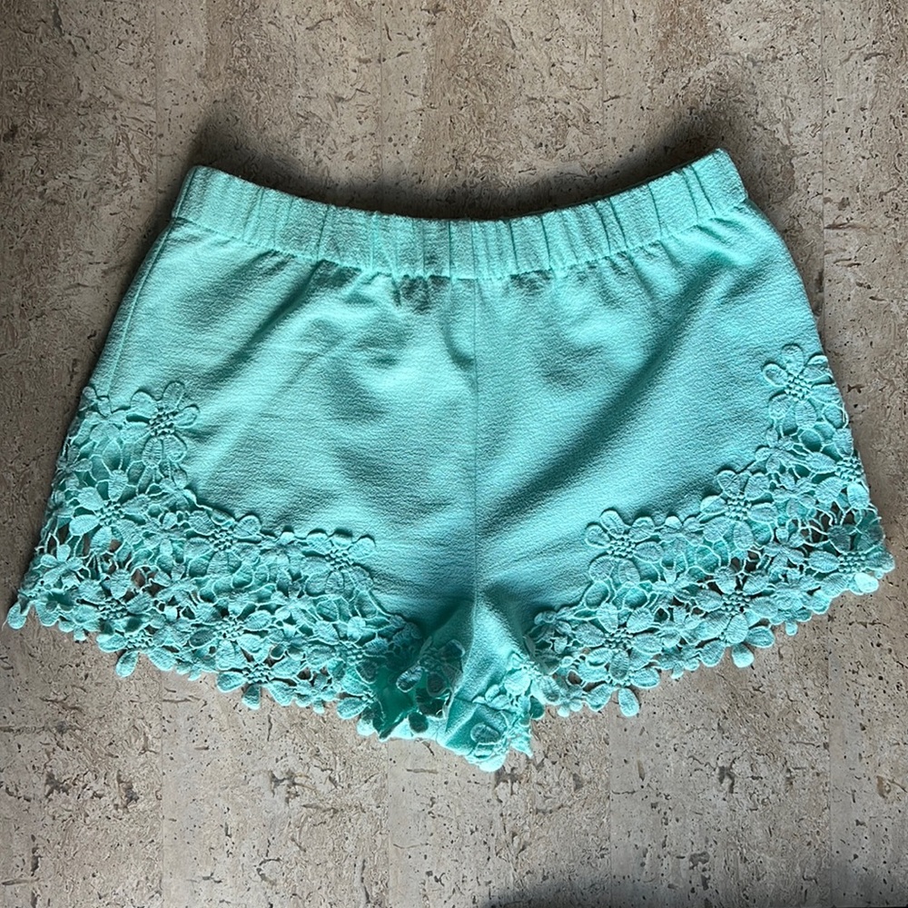 Zara Mint Green Shorts